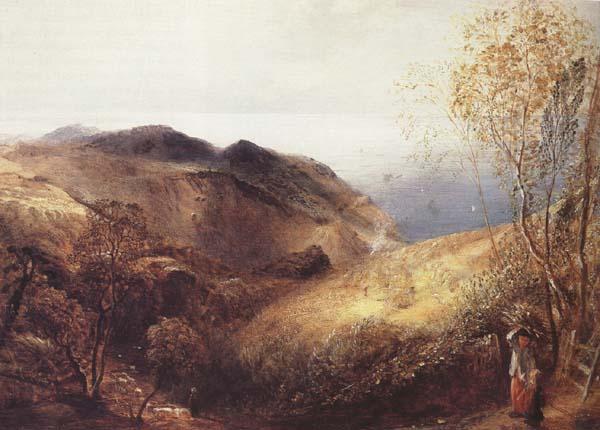 Samuel Palmer Scene from Lee,North Devon Sweden oil painting art